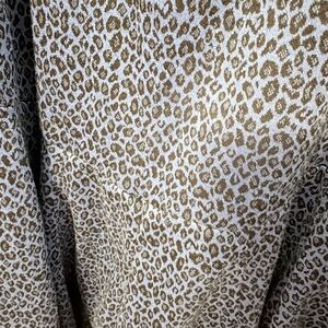 Betsey Johnson Leopard Print dress blue and black- fits like XL